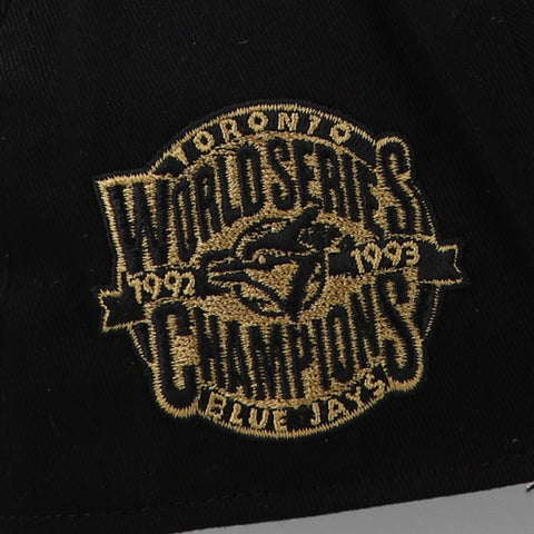 Gorra ‘47 MLB Sure Shot Cotton Blue Jays Negro/Dorado Unitalla