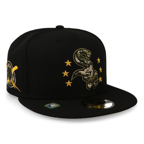 Gorra New Era 59Fifty MLB White Sox AFD 2024 Negra Cerrada