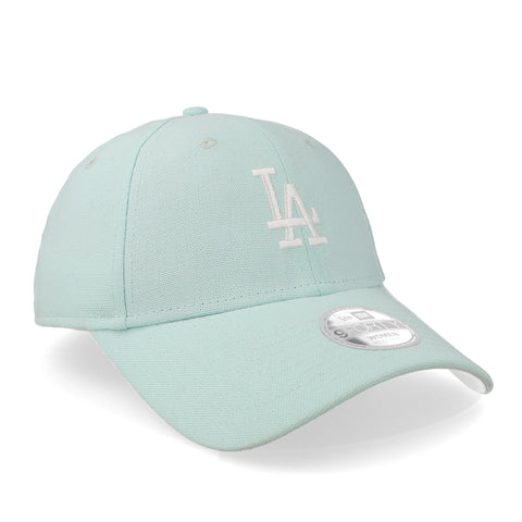 Gorra New Era 9 Forty MLB Dodgers Wmns Linen Gris Claro Con Blanco Unitalla