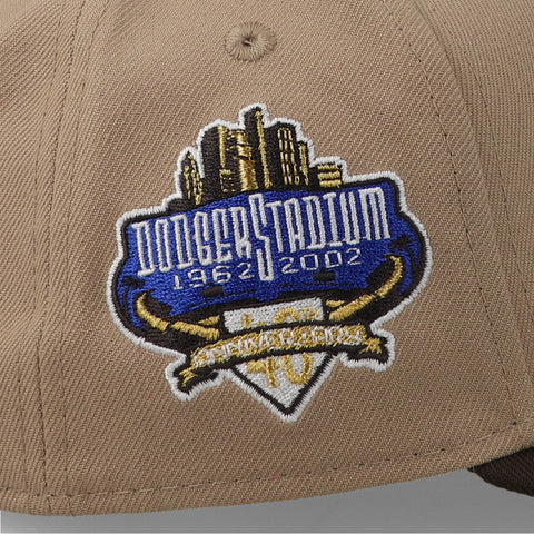 Gorra New Era 9Forty MLB Dodgers Camel Nogal Unitalla