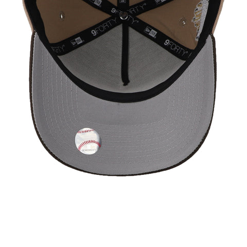 Gorra New Era 9Forty MLB Dodgers Camel Nogal Unitalla