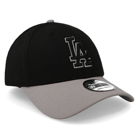 Gorra New Era 39 Thirty MLB Dodgers Outline SSNL Negro/Gris