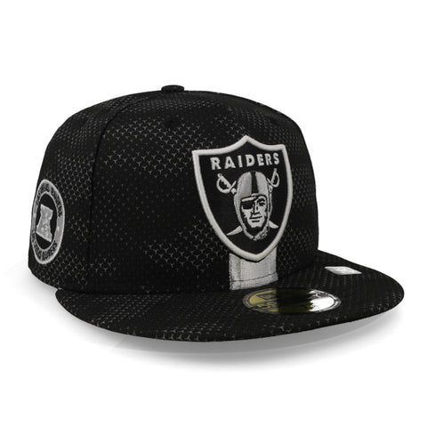 Gorra New Era 59 Fifty NFL Raiders Sideline OTC Cerrado
