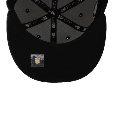 Gorra New Era 59 Fifty NFL Raiders Sideline OTC Cerrado