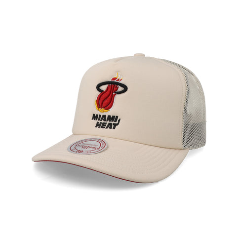 Gorra Mitchell & Ness NBA Heat Evergreen Trucker Unitalla