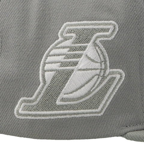 Gorra Mitchell and Ness NBA Lakers Evergreen Gris Unitalla