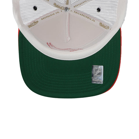 Gorra Mitchell & Ness NHL Red Wings Sideline Trucker