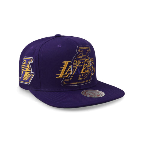 Gorra Mitchell & Ness NBA Lakers Double Up