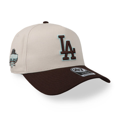 Gorra ‘47 MLB Shot Cotton LA Dodgers Beige/Menta Unitalla