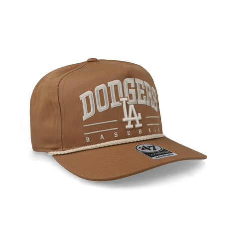 Gorra '47 MLB Dodgers Roscoe Rope Option Camel Unitalla