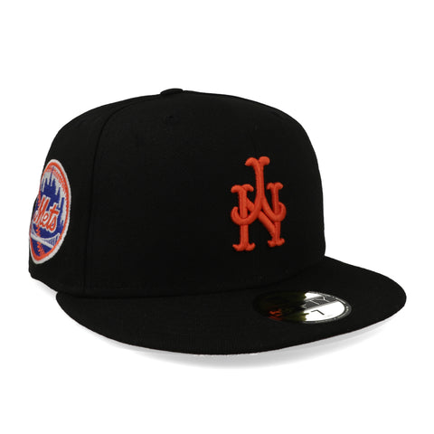 Gorra New Era 59Fifty MLB Mets Upside Down AOP Negra Cerrada