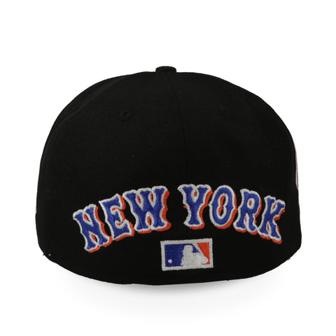 Gorra New Era 59Fifty MLB Mets Upside Down AOP Negra Cerrada