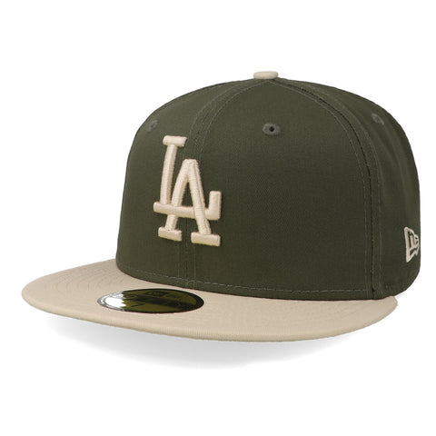 Gorra New Era 59Fifty MLB Dodgers Side Patch Azul Cerrada