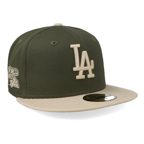 Gorra New Era 59Fifty MLB Dodgers Side Patch Azul Cerrada
