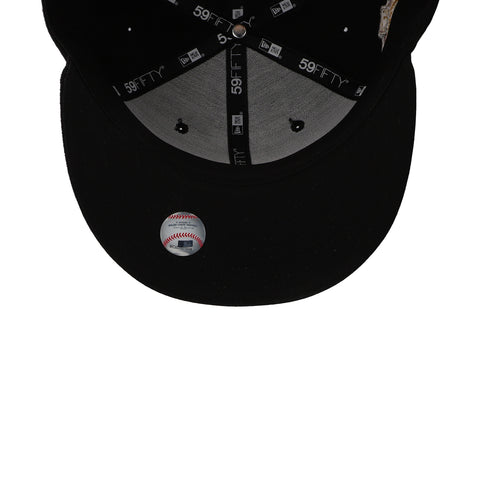 Gorra New Era 59Fifty MLB Diamondbacks Icon Negra Cerrada
