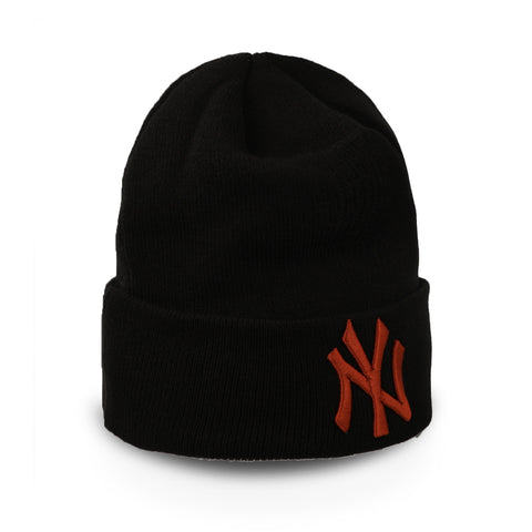 Beanie New Era League Essential Yankees Negro/Naranja