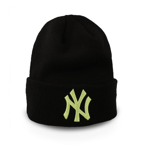 Beanie New Era League Essential Yankees Negro/Crema