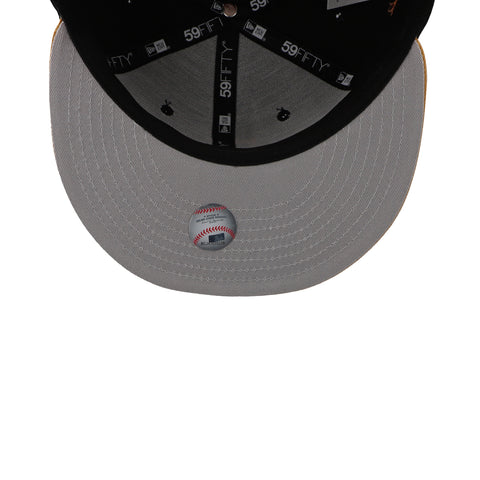 Gorra New Era 59Fifty MLB Padres Floral Vine Negra Cerrada