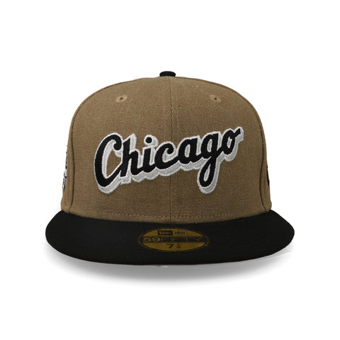 Gorra New Era 59Fifty MLB White Sox Canvas Crown Cerrada