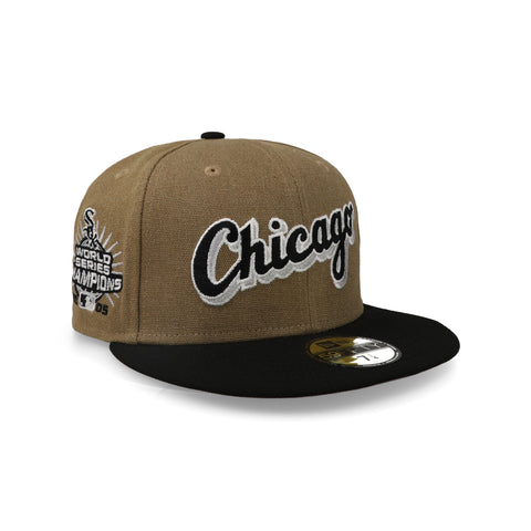 Gorra New Era 59Fifty MLB White Sox Canvas Crown Cerrada