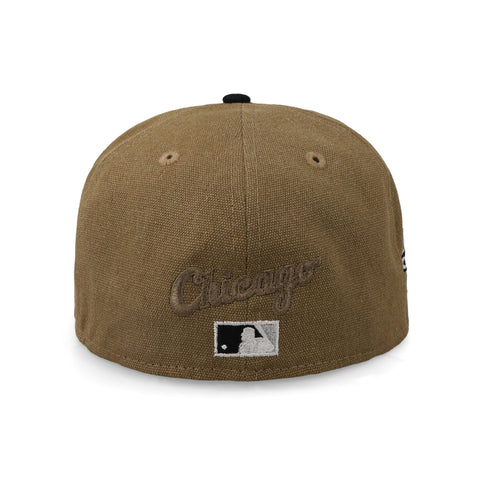 Gorra New Era 59Fifty MLB White Sox Canvas Crown Cerrada