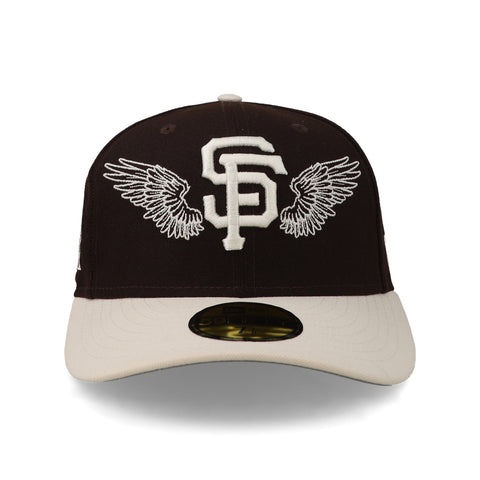 Gorra New Era 59Fifty MLB Giants Team Wings Cerrada