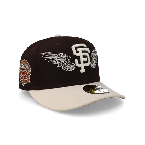 Gorra New Era 59Fifty MLB Giants Team Wings Cerrada