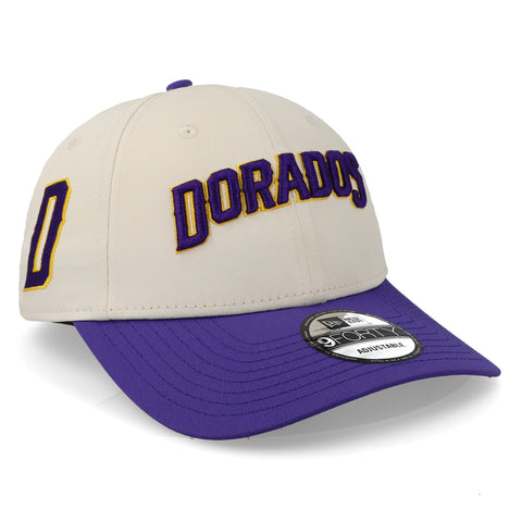 Gorra New Era 9 Forty Dorados 24 Charcoal Purple Unitalla