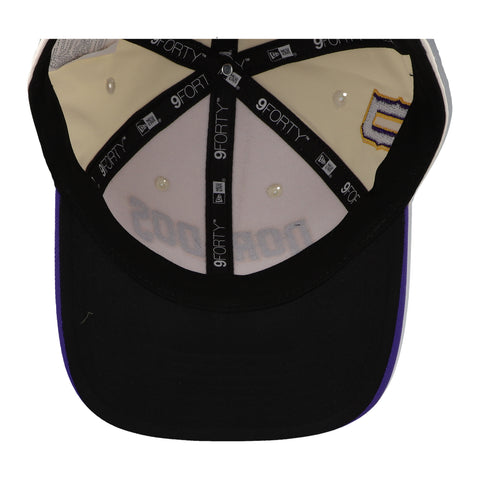 Gorra New Era 9 Forty Dorados 24 Charcoal Purple Unitalla