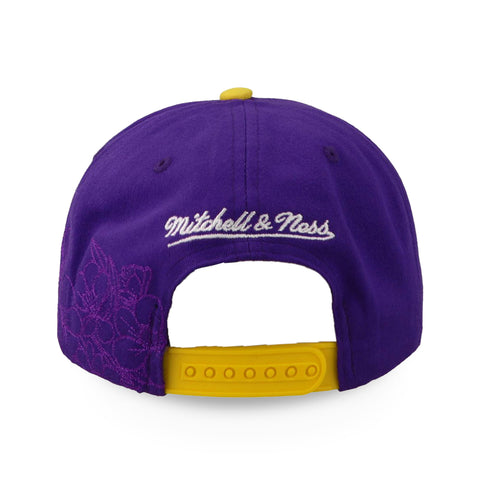 Gorra Mitchell and Ness NBA Lakers Morada Unitalla