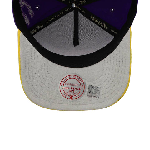 Gorra Mitchell and Ness NBA Lakers Morada Unitalla