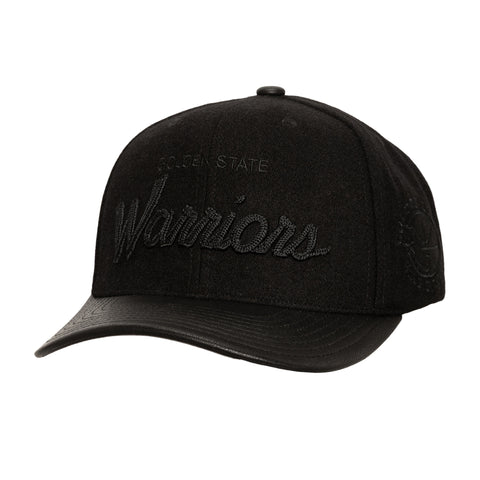 Gorra Mitchell & Ness NBA Warriors Black Out Wool Unitalla