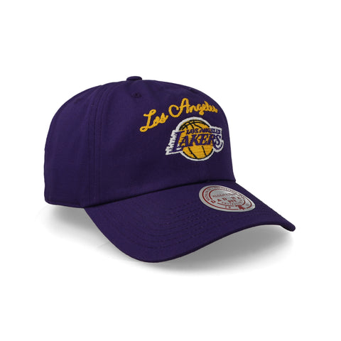 Gorra Mitchell & Ness NBA Lakers Lay Low Strap Unitalla