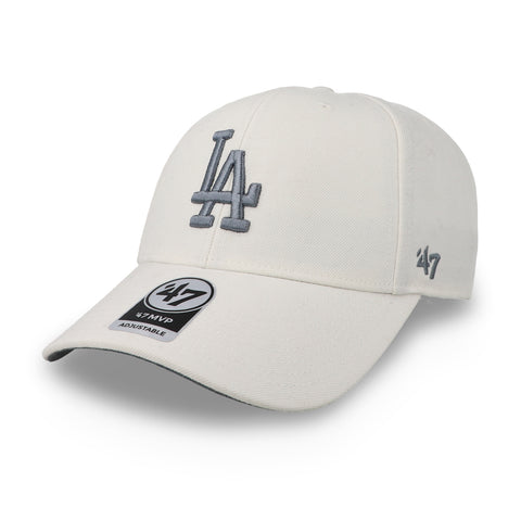 Gorra ‘47 MLB Sure Shot LA Dodgers Snapback Blanco/Plata Unitalla