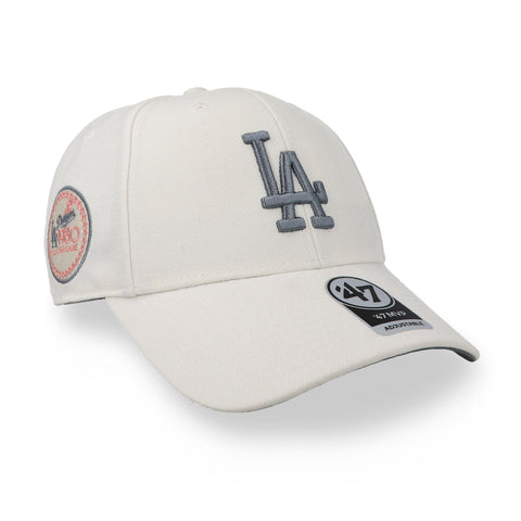 Gorra ‘47 MLB Sure Shot LA Dodgers Snapback Blanco/Plata Unitalla