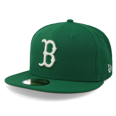 Gorra New Era 59 Fifty MLB Red Sox Kelly Verde Blanco