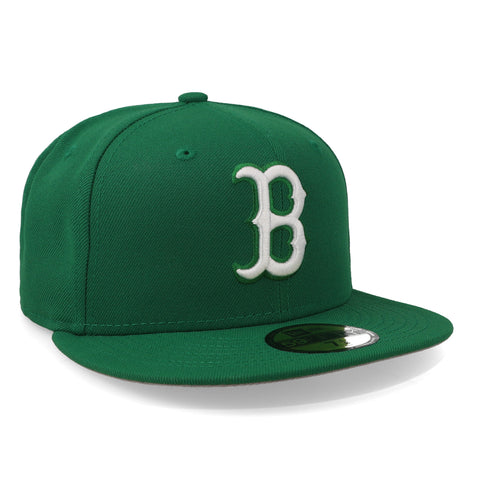 Gorra New Era 59 Fifty MLB Red Sox Kelly Verde Blanco