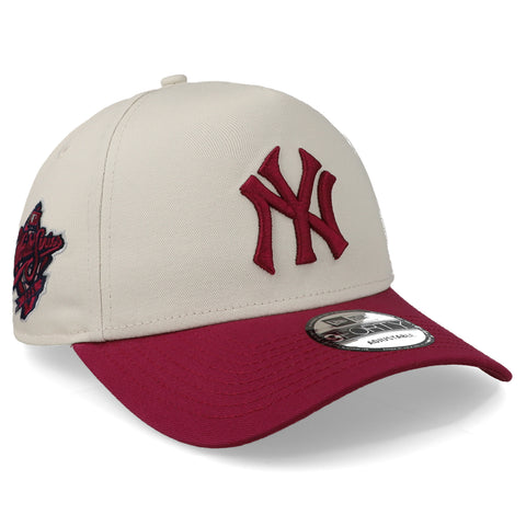Gorra New Era 9 Forty World Series MLB Yankees Marfil/Rosa