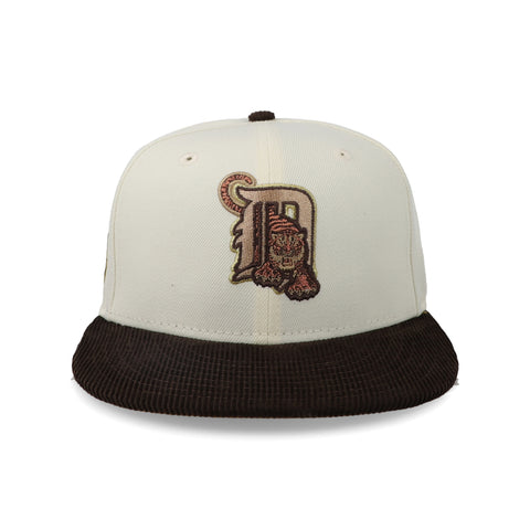 Gorra New Era 59Fifty MLB Tigers Chrome Walnut Cerrada
