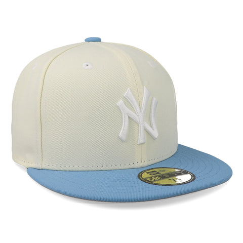 Gorra New Era 59 Fifty MLB Yankees Cromo Cielo Cerrado