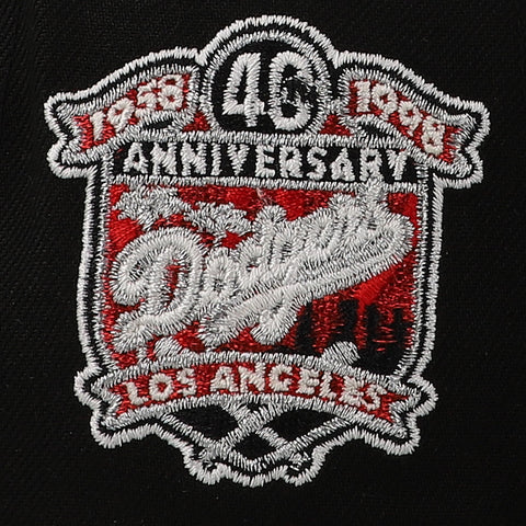 Gorra New Era 59Fifty MLB Angels 40th Anniversary Negra Cerrada