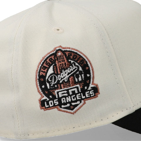 Gorra New Era 9Forty A-Frame Dodgers Chrome Negra Unitalla