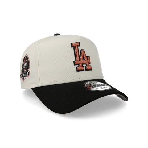 Gorra New Era 9Forty A-Frame Dodgers Chrome Negra Unitalla