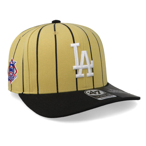 Gorra '47 MLB Dodgers Pinstripe 47 MVP Dorado Unitalla