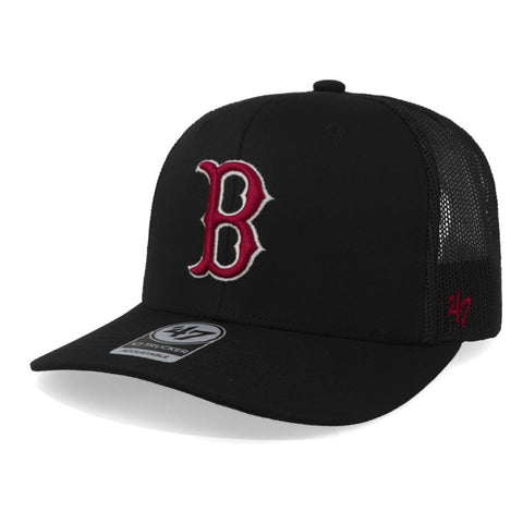 Gorra '47 MLB Red Sox Trucker Side Embroidery Negro Unitalla