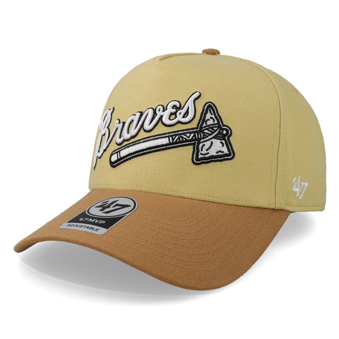 Gorra '47 MLB Braves Sure Shot TT Snap MVP DT Beige Unitalla