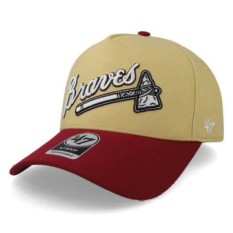 Gorra '47 MLB Braves Sure Shot TT MVP DT Amarillo Unitalla