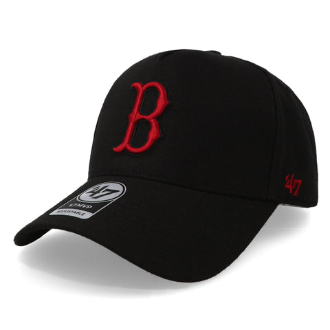 Gorra '47 MLB Red Sox Sure Shot Snap MVP Negro/Rojo Unitalla