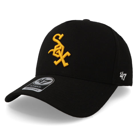 Gorra '47 MLB White Sox Sure Shot Negro/Amarillo Unitalla
