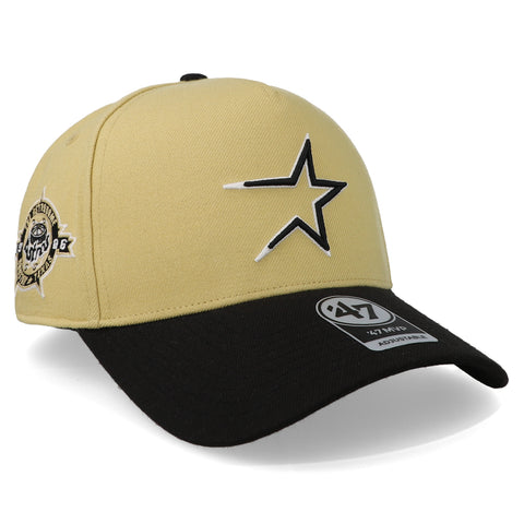 Gorra '47 MLB Astros Sure Shot MVP Amarillo Unitalla